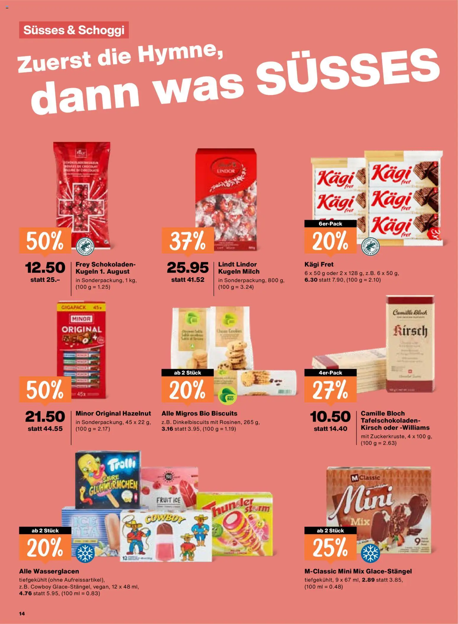 Migros aktionen – gültig ab 23.07.2026 | Seite: 14 | Produkte: Milch