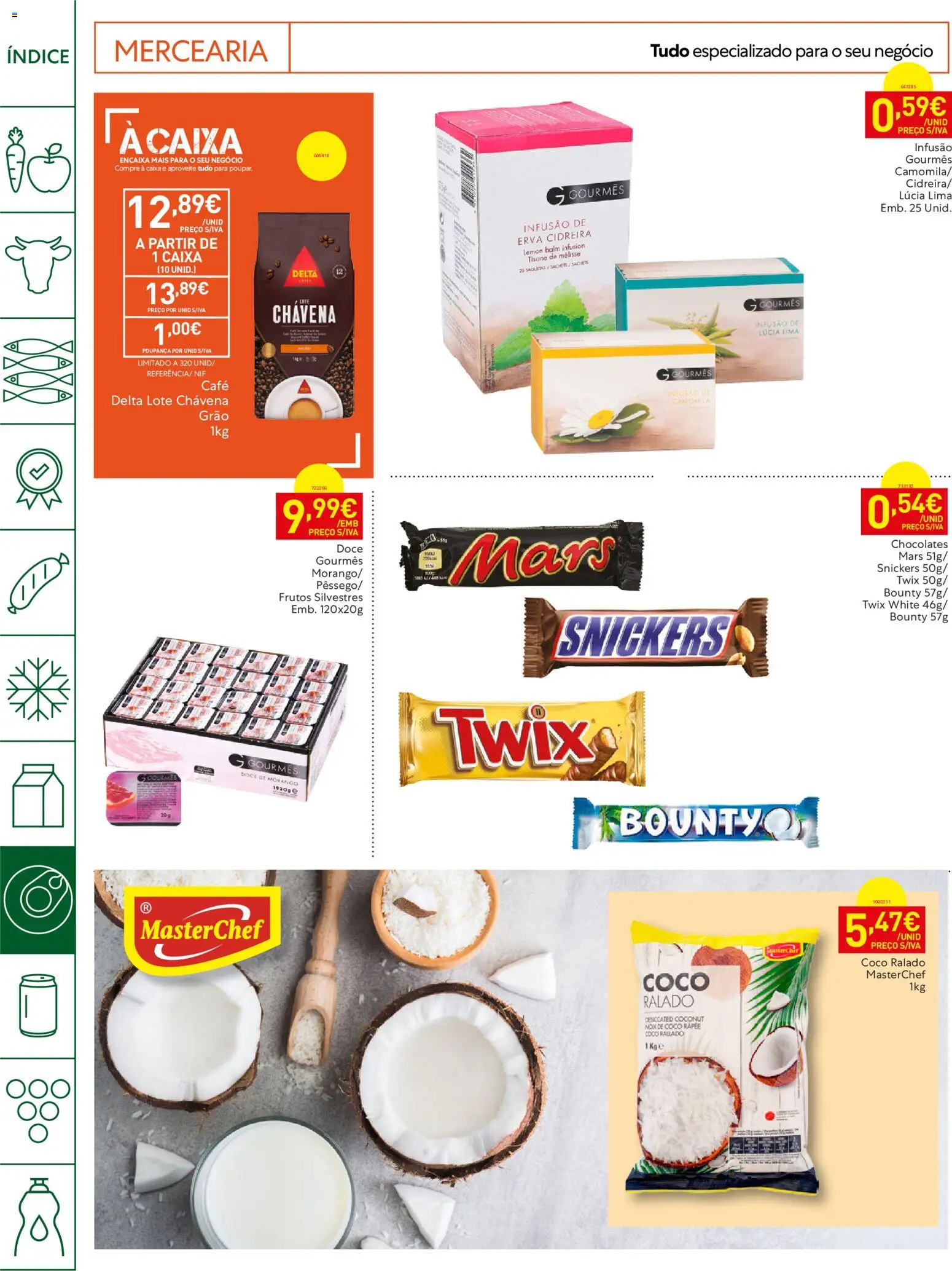 Recheio - Horeca Bons Negócios Madeira │ válido de 09.06.2026 | Página: 20 | Produtos: Chocolates, Caixa, Café