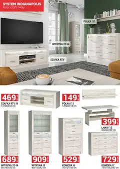 Pogląd oferty "Merkury Market gazetka - Meble, Wypoczynki, Materace" - ważna od 01.07.2026 | Strona: 12 | Produkty: Komoda, Półka, szafka RTV, Witryna