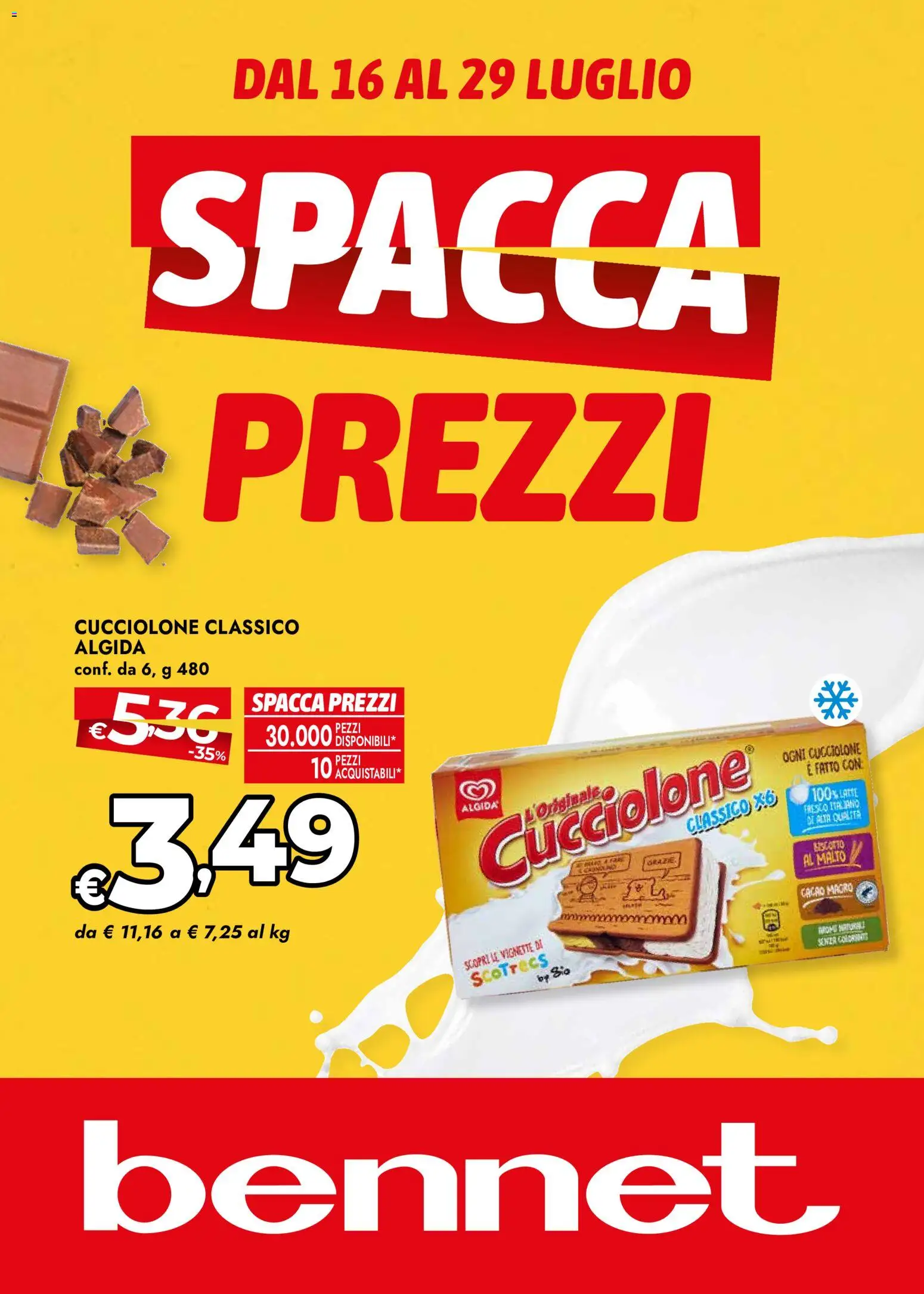 Volantino bennet del 16/07/2026 | Pagina: 1