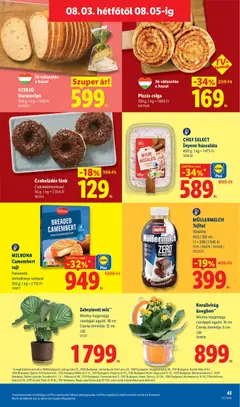 Lidl akciós újság - amely érvényes a következő dátumtól: 2026.07.30. | Oldal: 45