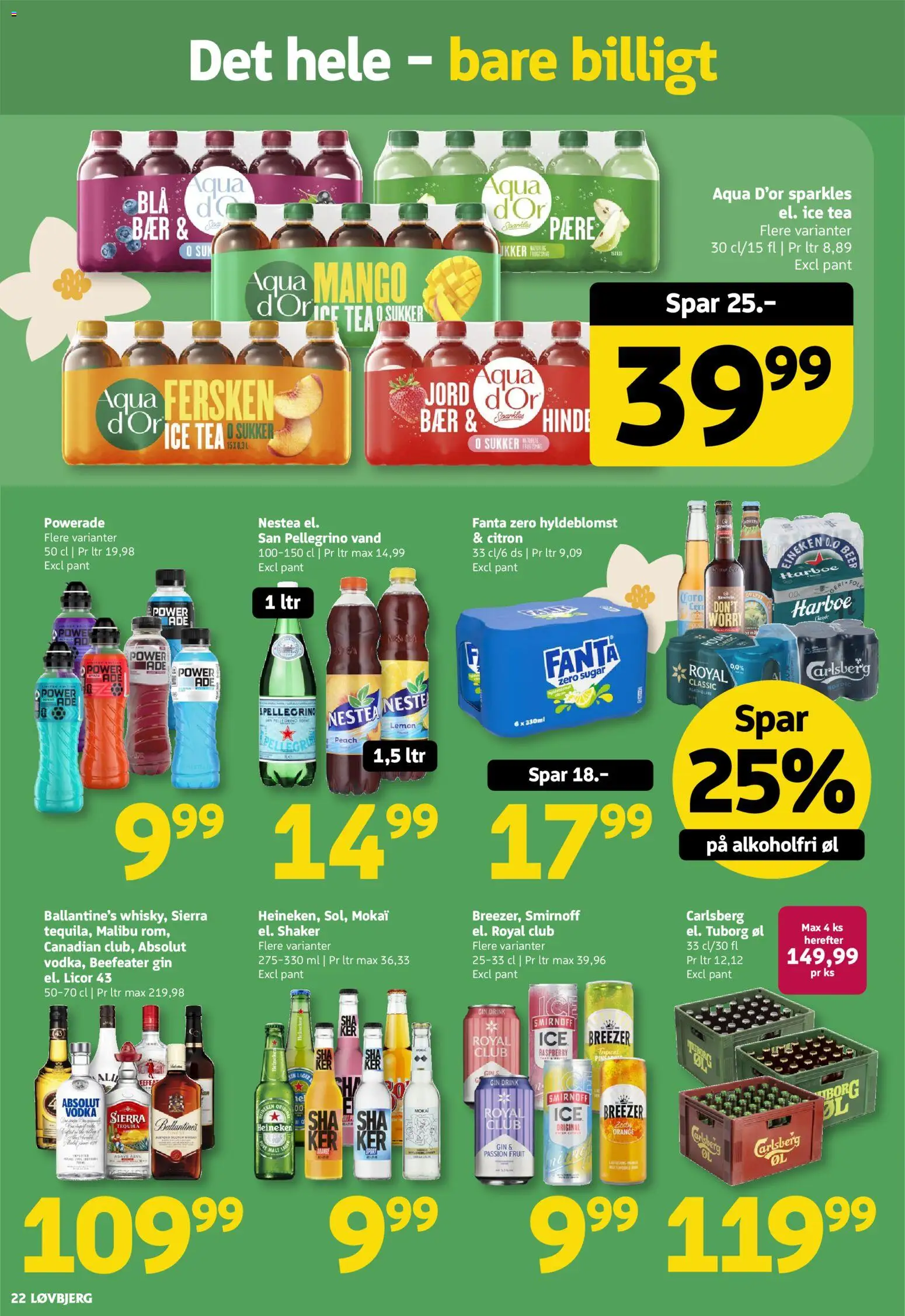 Løvbjerg tilbudsavis – gyldig fra 22.05.2026 | Side: 22 | Produkter: Mango, Gin, Vodka, Sukker