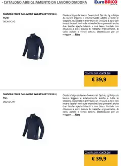 Anteprima del volantino Eurobrico Abbigliamento da Lavoro Diadora catalogo valido a partire dal 23.07.2025 | Pagina: 56