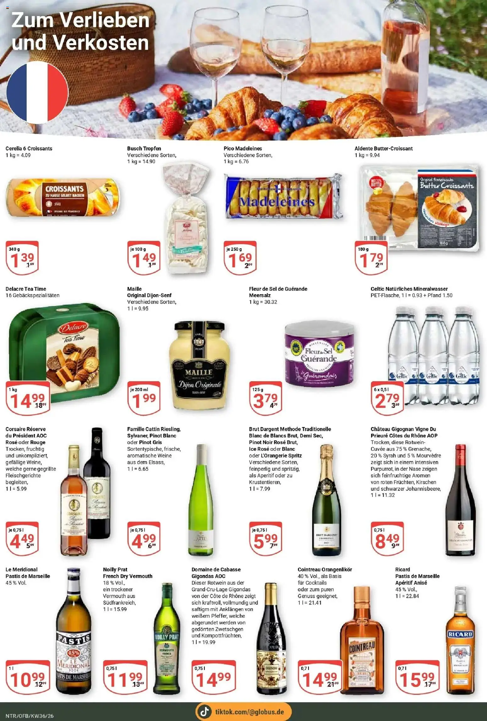 Globus Prospekt Neutraubling (ab 31.08.2026) » Angebote online | Seite: 11 | Produkte: Rouge, Zwetschgen, Mineralwasser, Madeleines