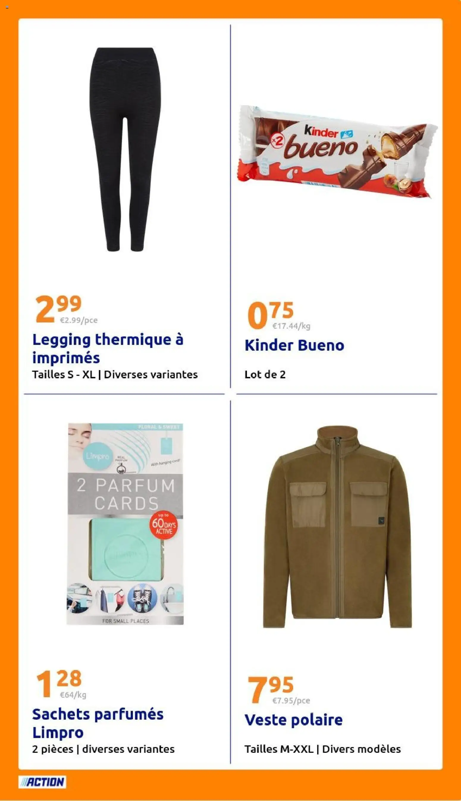 {H1} | Page: 27 | Produits: Parfum, Kinder Bueno, Veste, Legging