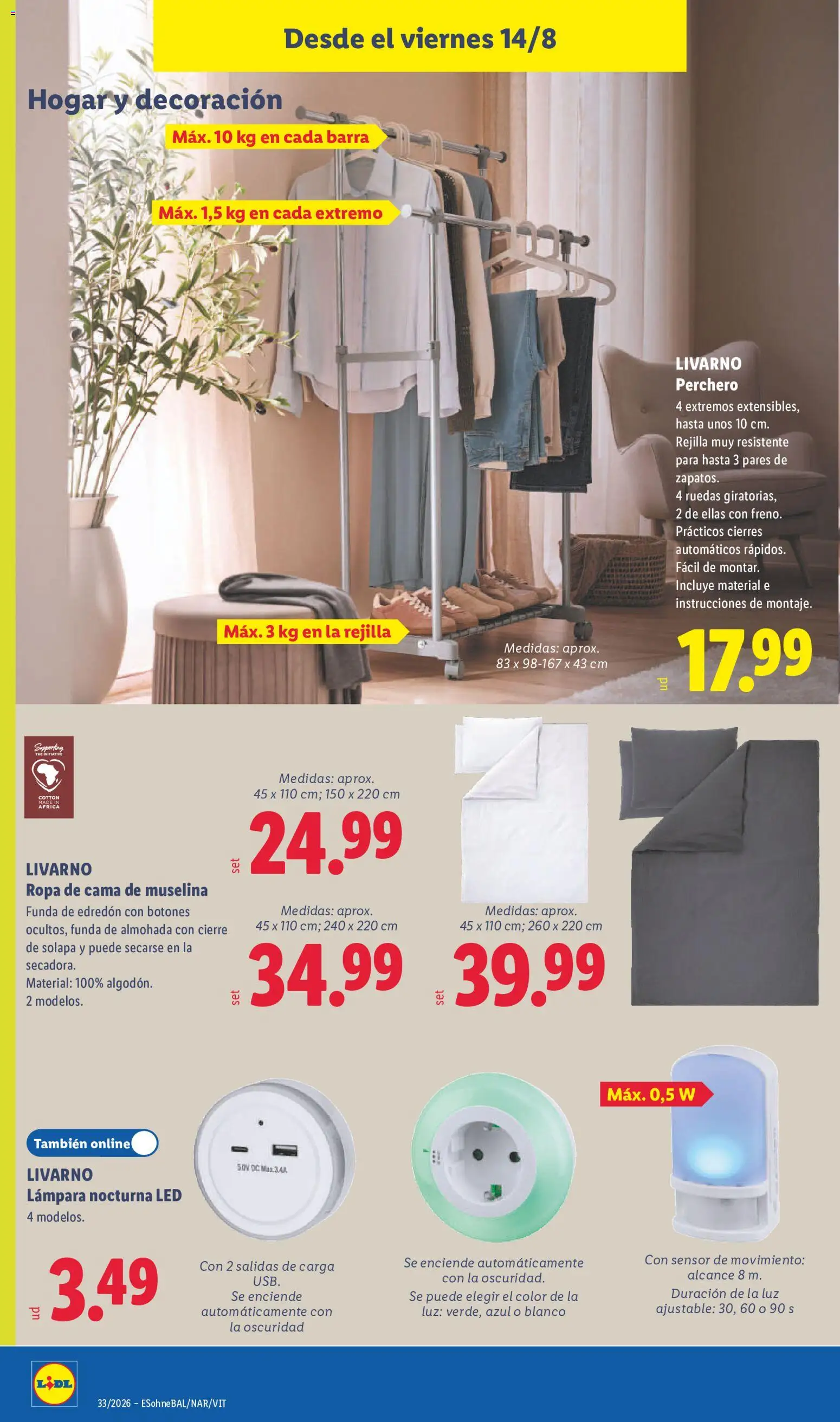 Lidl folleto de bazar │ válido desde el 10/08/2026 | Página: 18