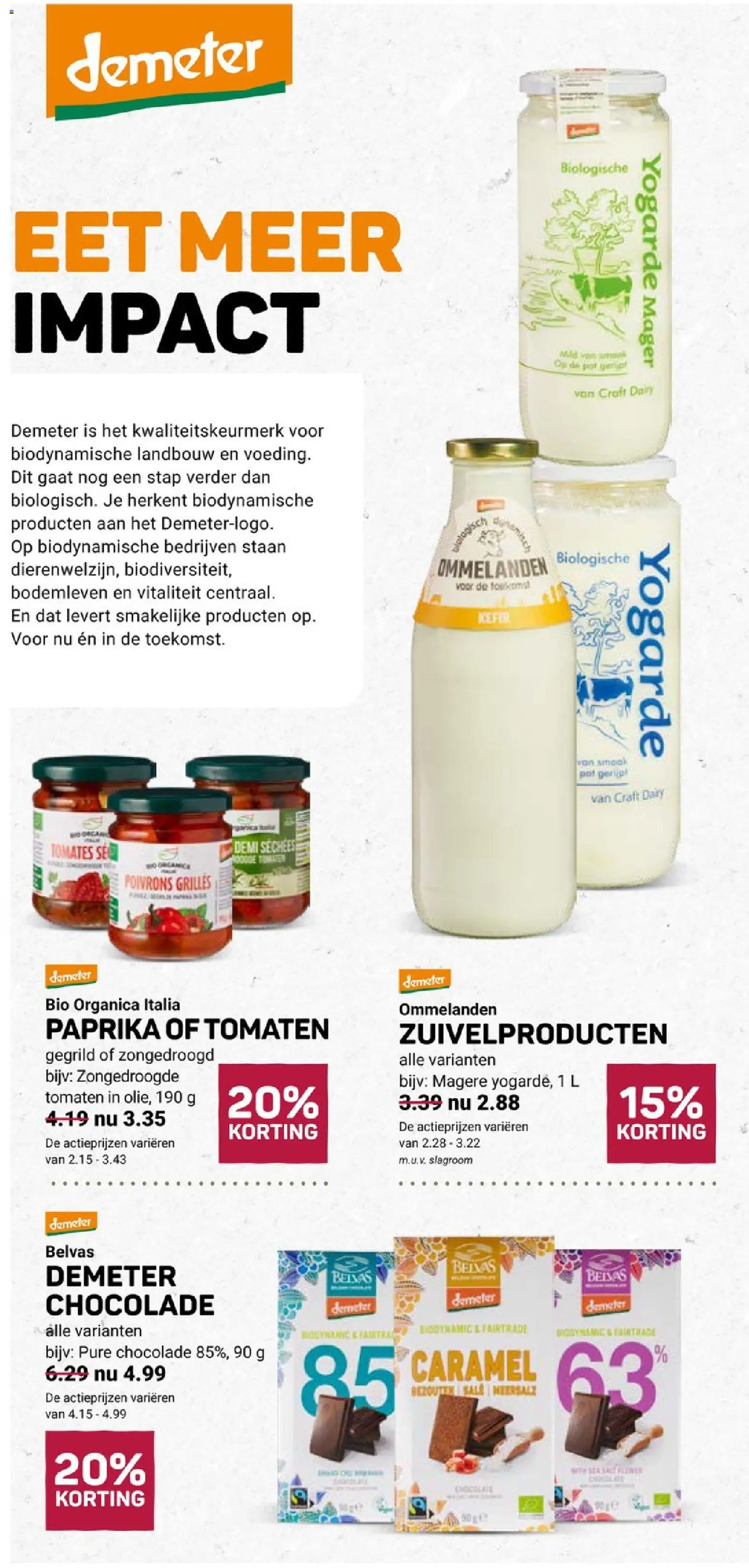 {H1} | Pagina: 8 | Producten: Chocolade, Slagroom, Zuivelproducten, Paprika