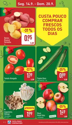 Pré-visualização Cogumelos Shimeji, Cogumelos Shimeji 150 g embalagem (kg = 13.27) válido de 14/09/2026 | Página: 2