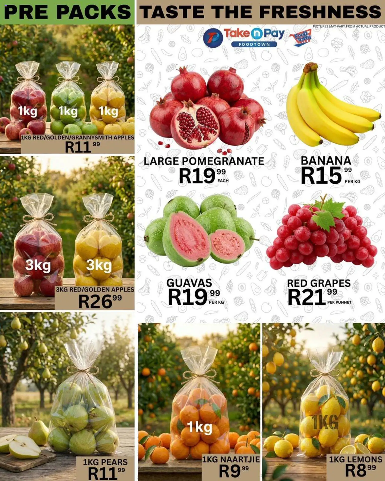New Take n Pay catalogue – valid from 05.05.2026 | Page: 3 | Products: Pears, Apples, Grapes