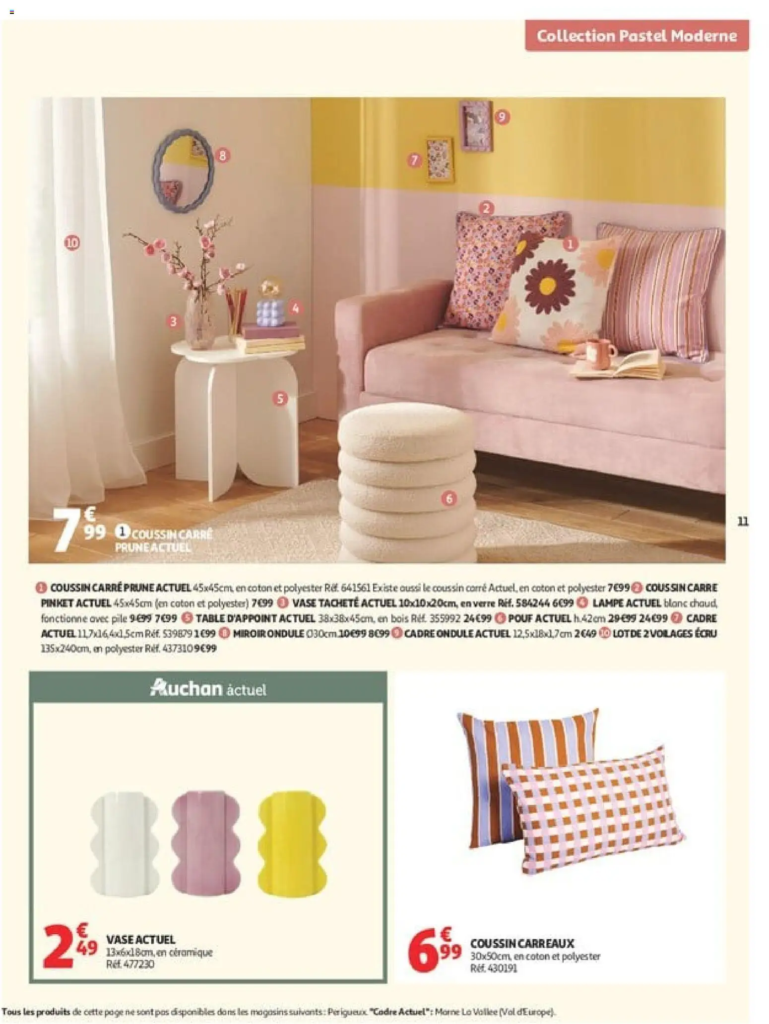 {H1} | Page: 11 | Produits: Coton, Table, Vase, Cadre