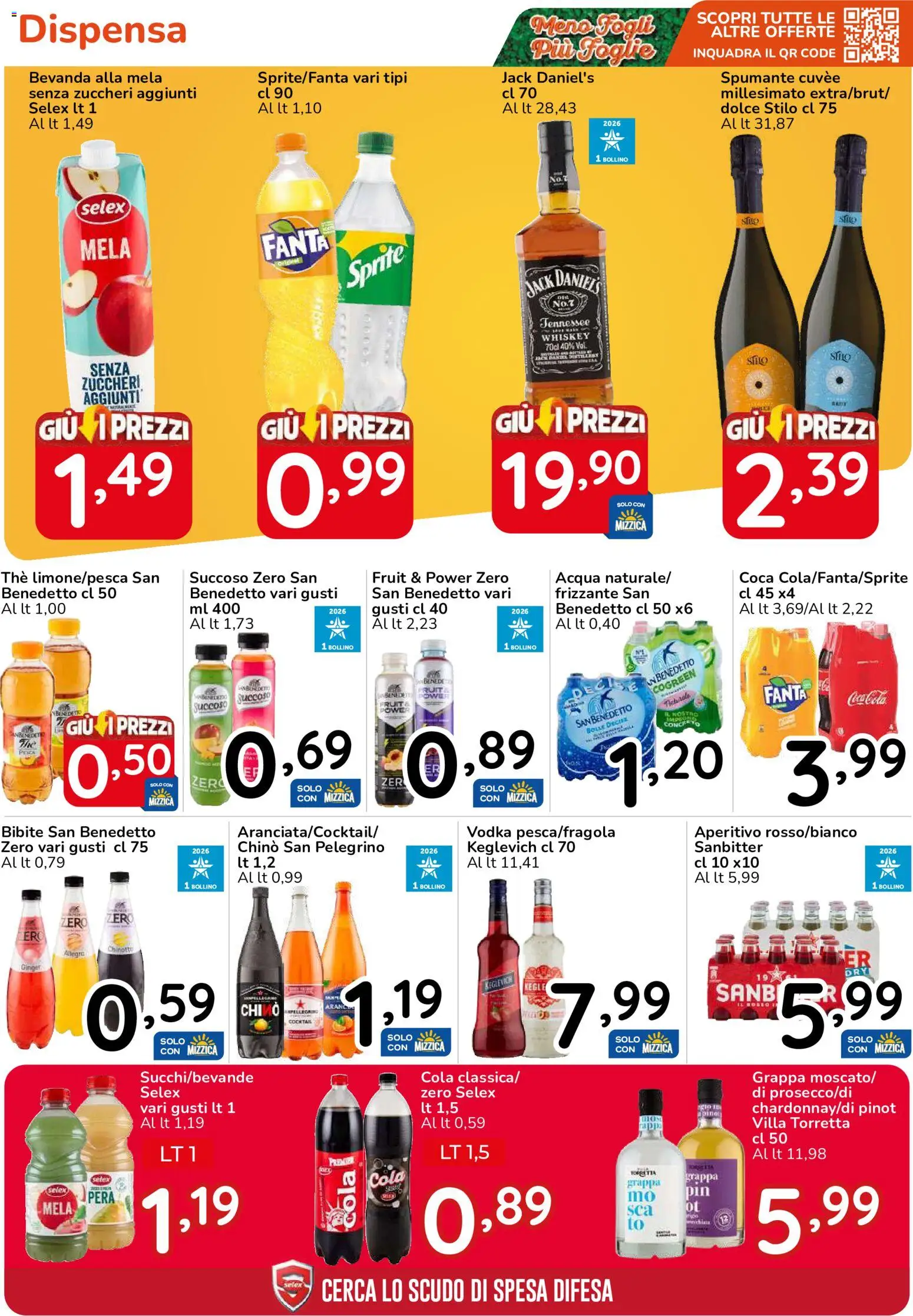 Volantino Famila del 15/10/2026 | Pagina: 38 | Prodotti: Acqua, Pesca, The, Fanta
