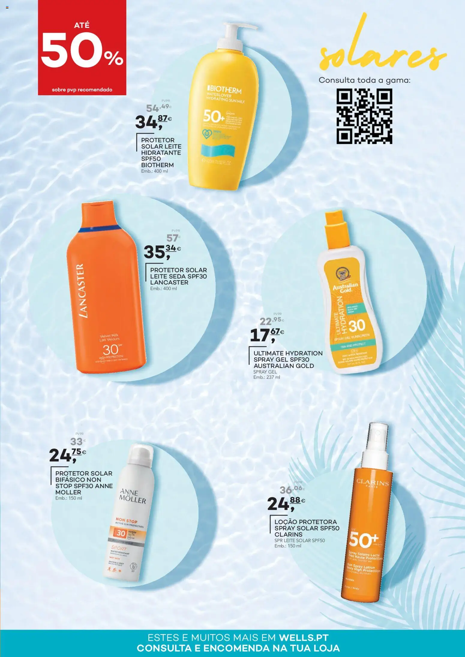 Well’s folheto │ válido de 02.06.2026 | Página: 5 | Produtos: Protetor solar, Leite