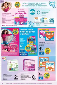 Vista previa E.Leclerc Resalta tu belleza válido desde el 13.05.2026 | Página: 28 | Productos: Fragancia, Tampones, Té