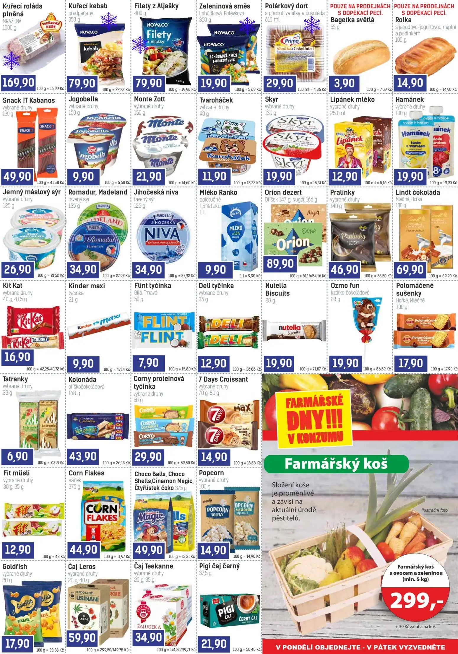 Konzum leták od 09.09.2026 | Strana: 2 | Produkty: Teekanne, Sýr Romadur, Sušenky, Polárkový dort