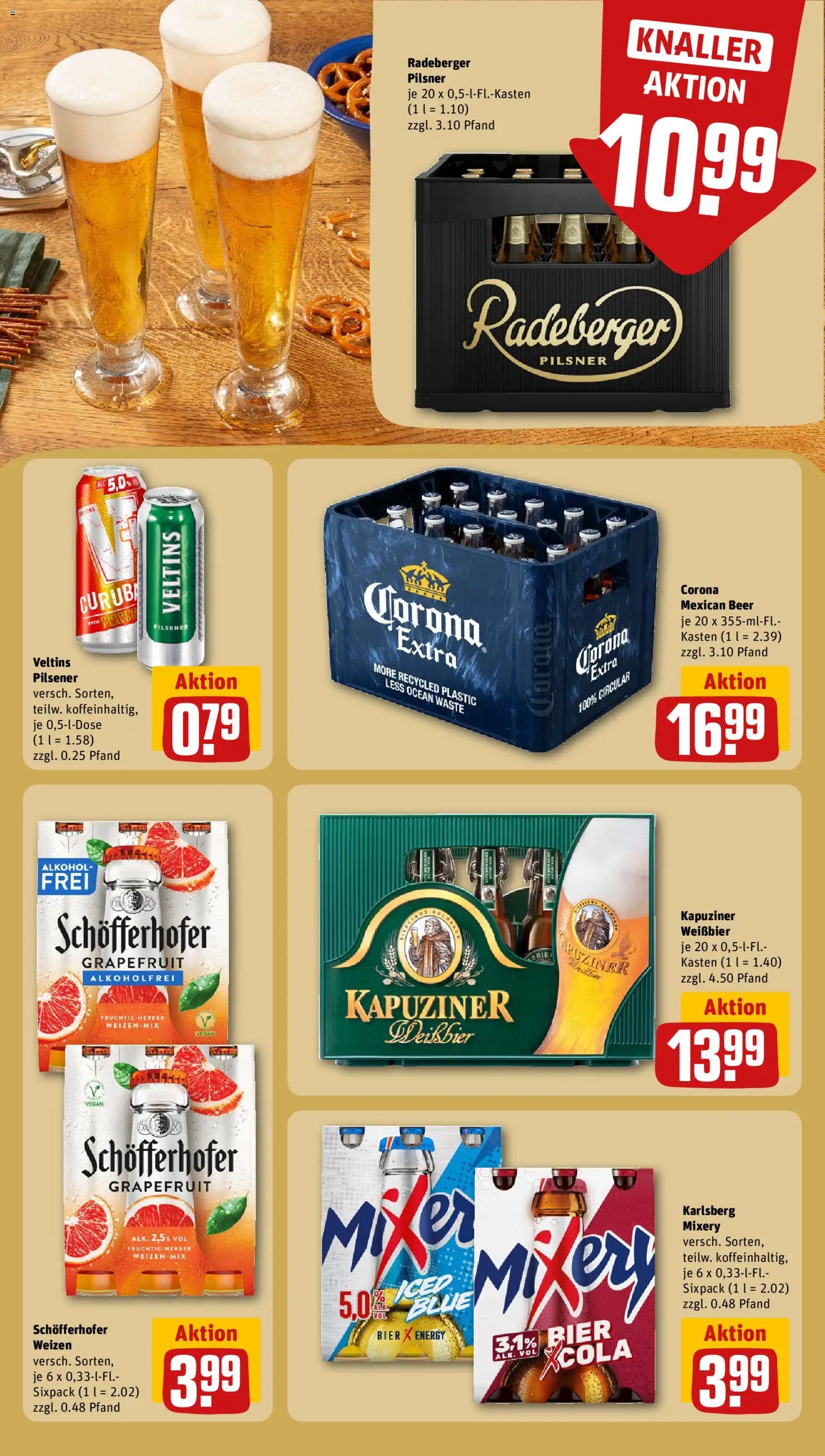 Rewe ihr Kaufpark Prospekt – gültig ab 08.06.2026 | Seite: 19 | Produkte: Energy, Bier, Grapefruit, Radeberger pilsner