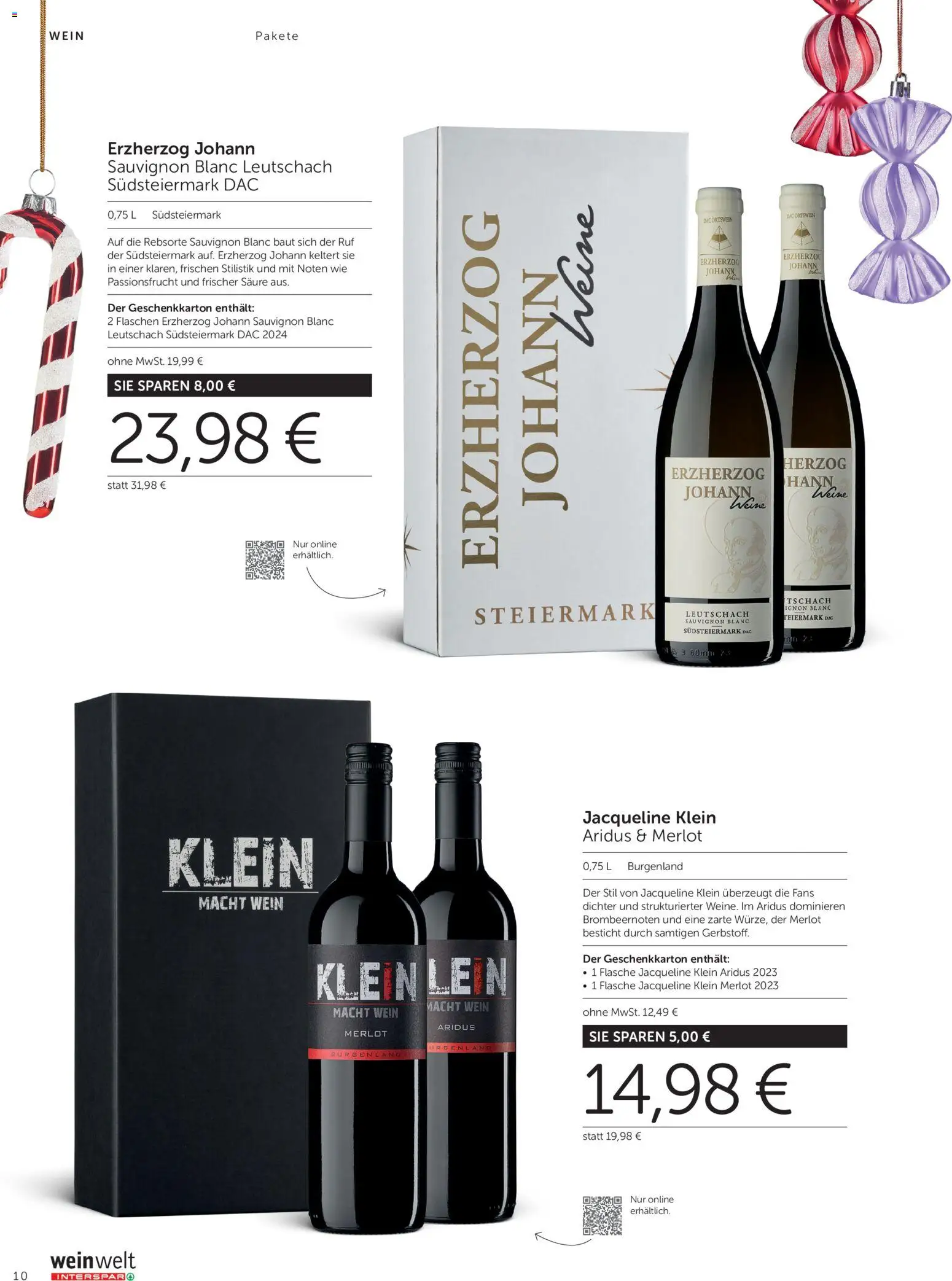 Interspar GESCHENKE WELT gültig ab 13.10.2026 | Seite: 10 | Produkte: Wein