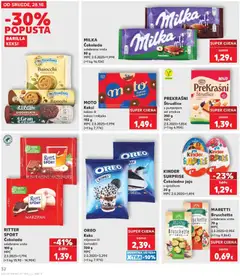 Kaufland HR akciós újság - amely érvényes a következő dátumtól: 2026.10.28. | Oldal: 32 | Termékek: Chips, Milka, Kakaó, Barilla