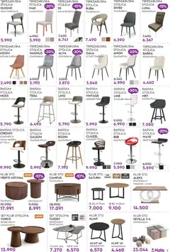 Matis katalog - pregled Matis kataloga - važi od 01.09.2026 | Strana: 5 | Proizvode: Sto, Stolica, Sedišta, Barska stolica