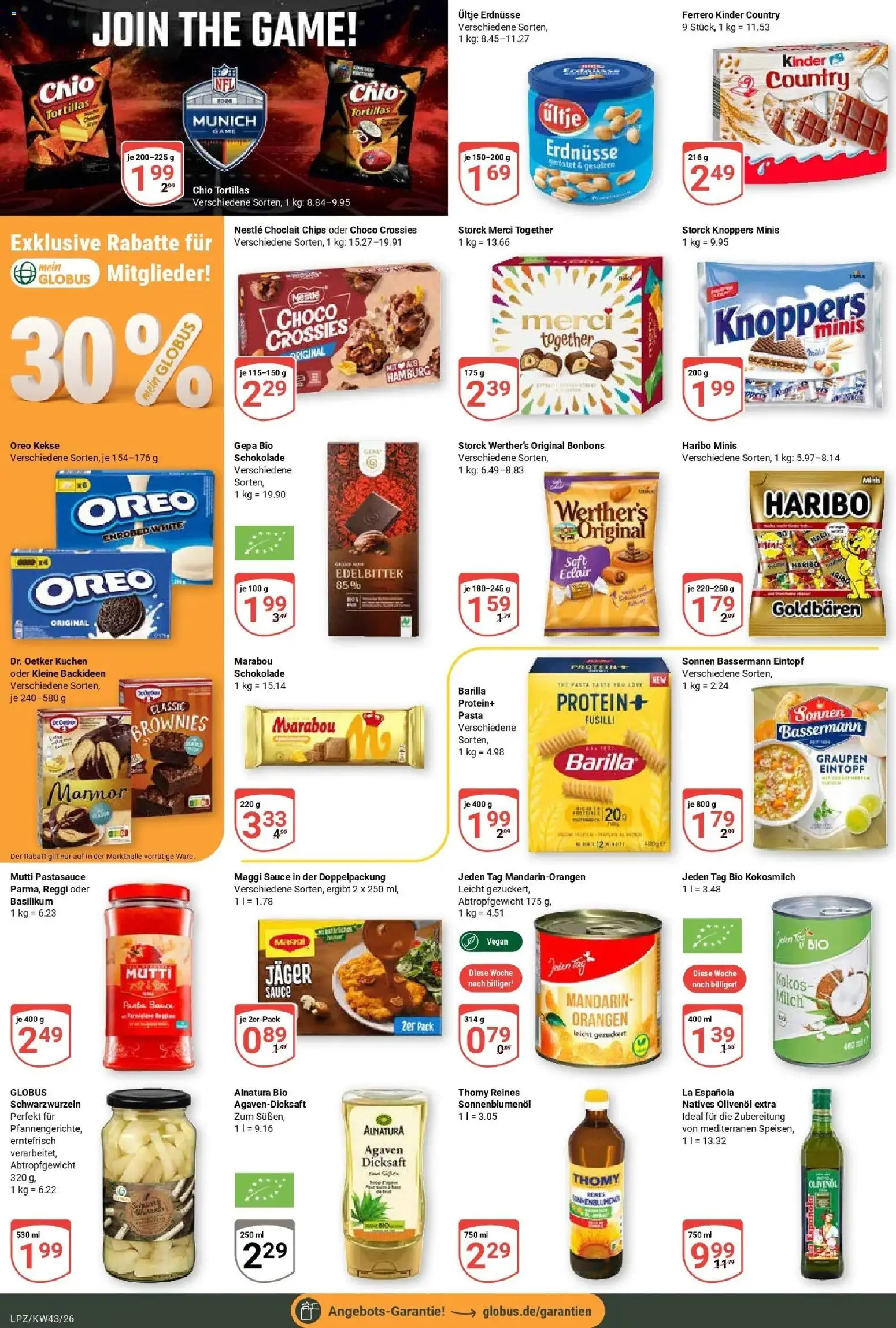 Globus Prospekt Leipzig (ab 19.10.2026) » Angebote online | Seite: 16 | Produkte: Tortillas, Maggi, Kokosmilch, Pasta
