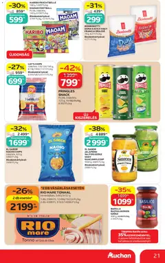 Auchan akciós újság - amely érvényes a következő dátumtól: 18.06.2026 | Oldal: 21