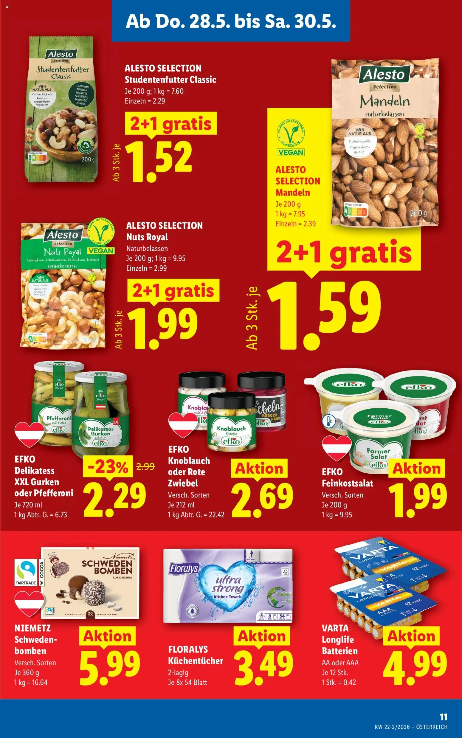 Lidl Flugblatt - Altenmarkt im Pongau, St. Johann im Pongau, Zell am See gültig ab 28.05.2026 | Seite: 13 | Produkte: Gurken, Salat, Knoblauch, PC