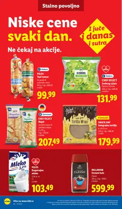 SNACK DAY Integralne tortilje, 6 x Ø 25 cm - pregled Lidl kataloga - važi od 30.07.2026 | Strana: 38