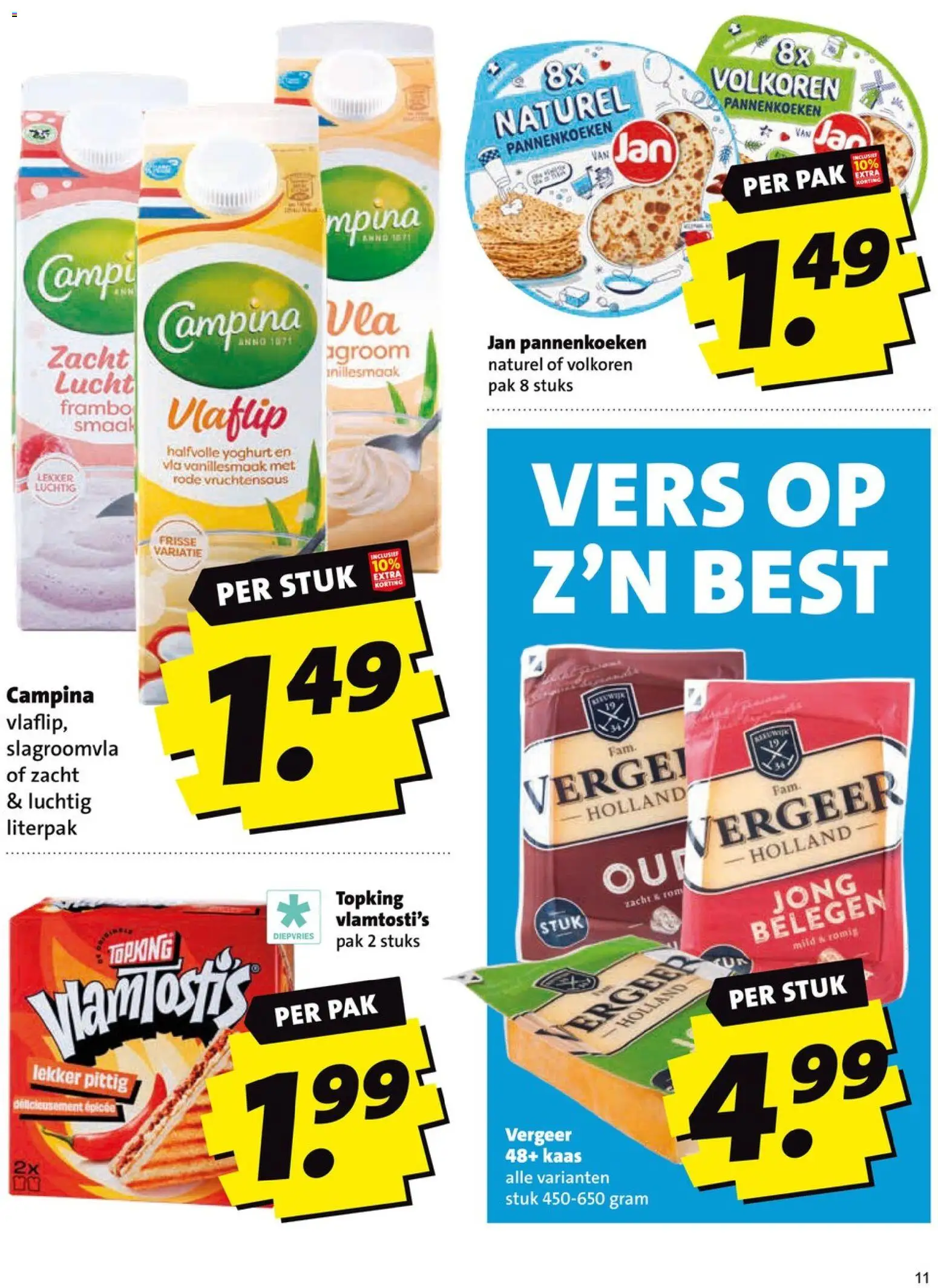 {H1} | Pagina: 10 | Producten: Kaas, Yoghurt, Pannenkoeken