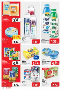 Plodine Katalog - Pregled kataloga iz trgovine Plodine, vrijedi od 13.05.2026 | Stranica: 28 | Proizvodi: Mlijeko, Sir, Toast, Tortellini