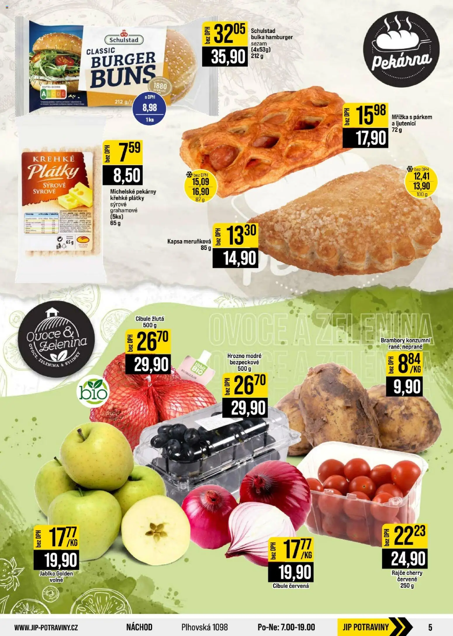Jip leták - Cash & Carry od 19.08.2026 | Strana: 5 | Produkty: Ovoce, Bylinky, Zelenina, Cibule