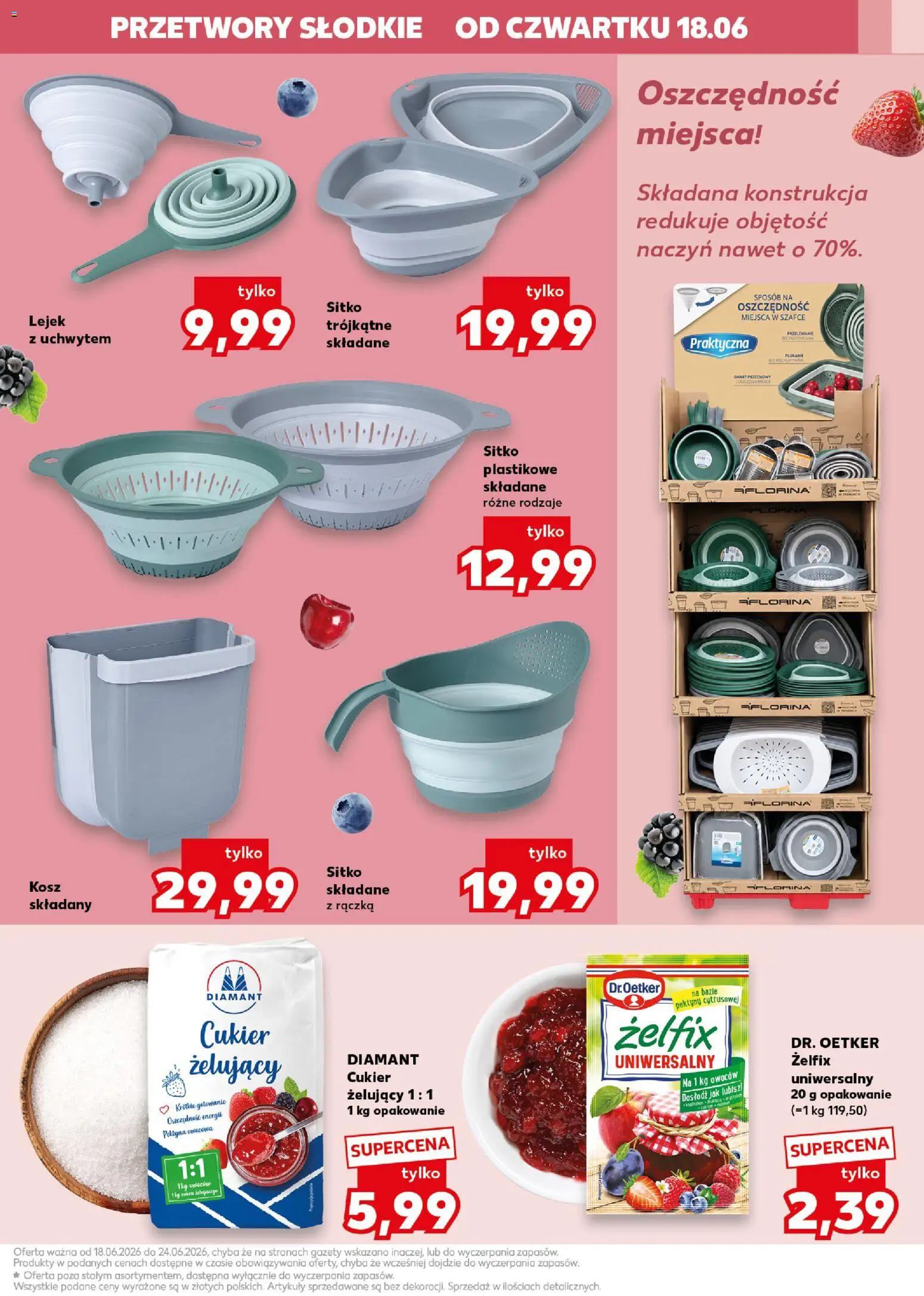 Kaufland Polsko leták - Kochamy przetwory od 18.06.2026 | Strana: 9 | Produkty: Sítko