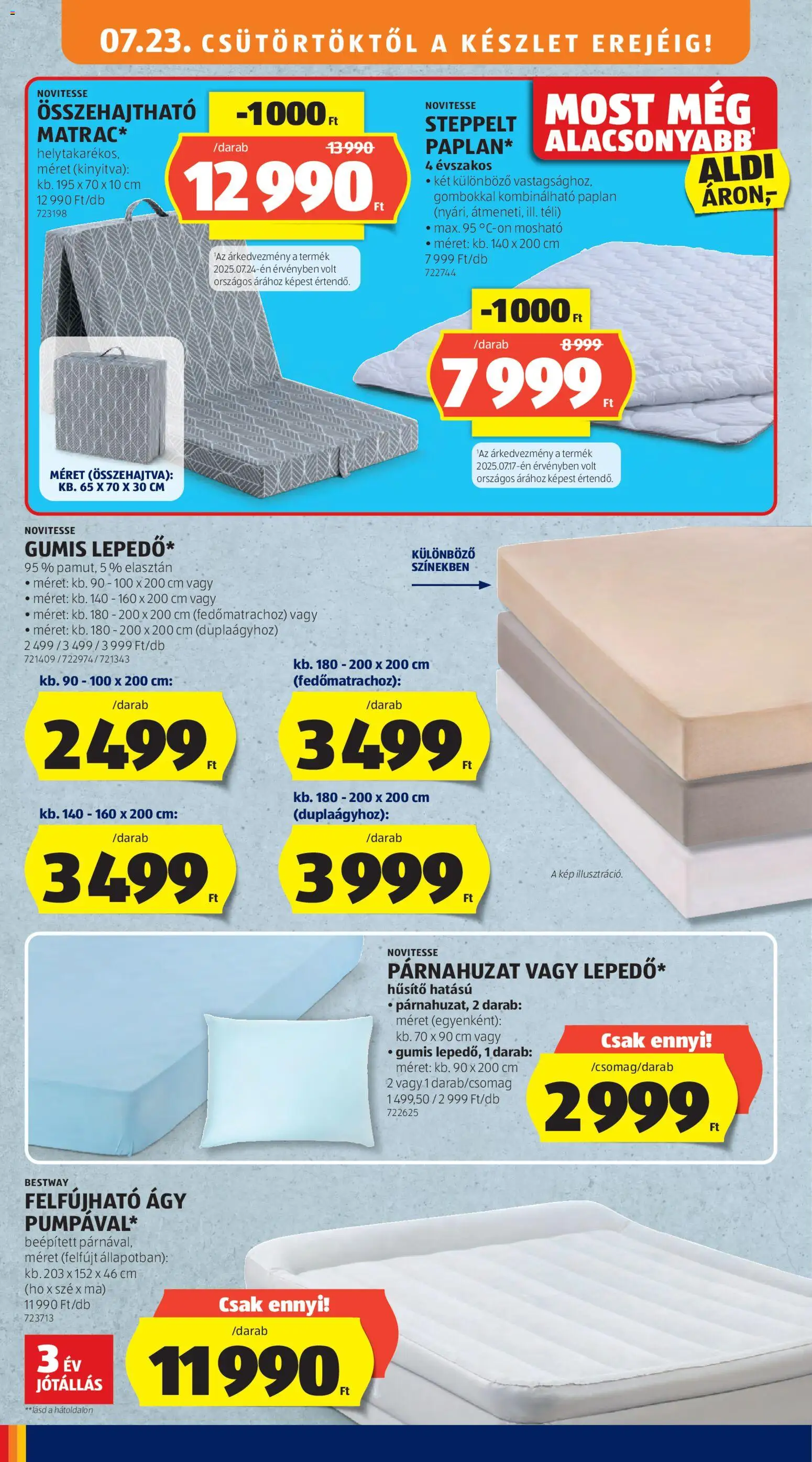Aldi akciós ujság - amely érvényes a következő dátumtól: 2026.07.23. | Oldal: 42