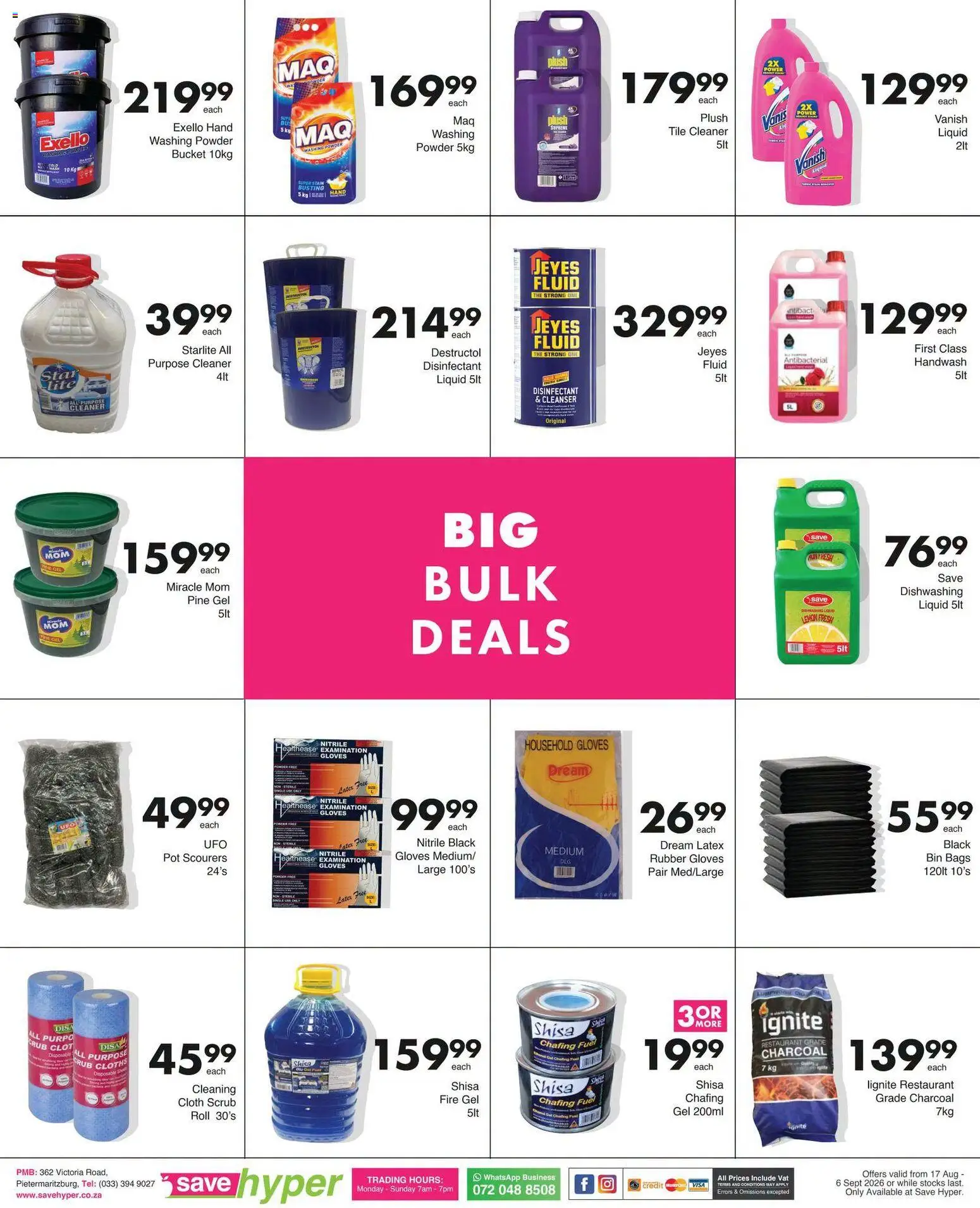New Save catalogue – valid from 17/08/2026 | Page: 27 | Products: Handwash, Disinfectant, Lemon, Scrub