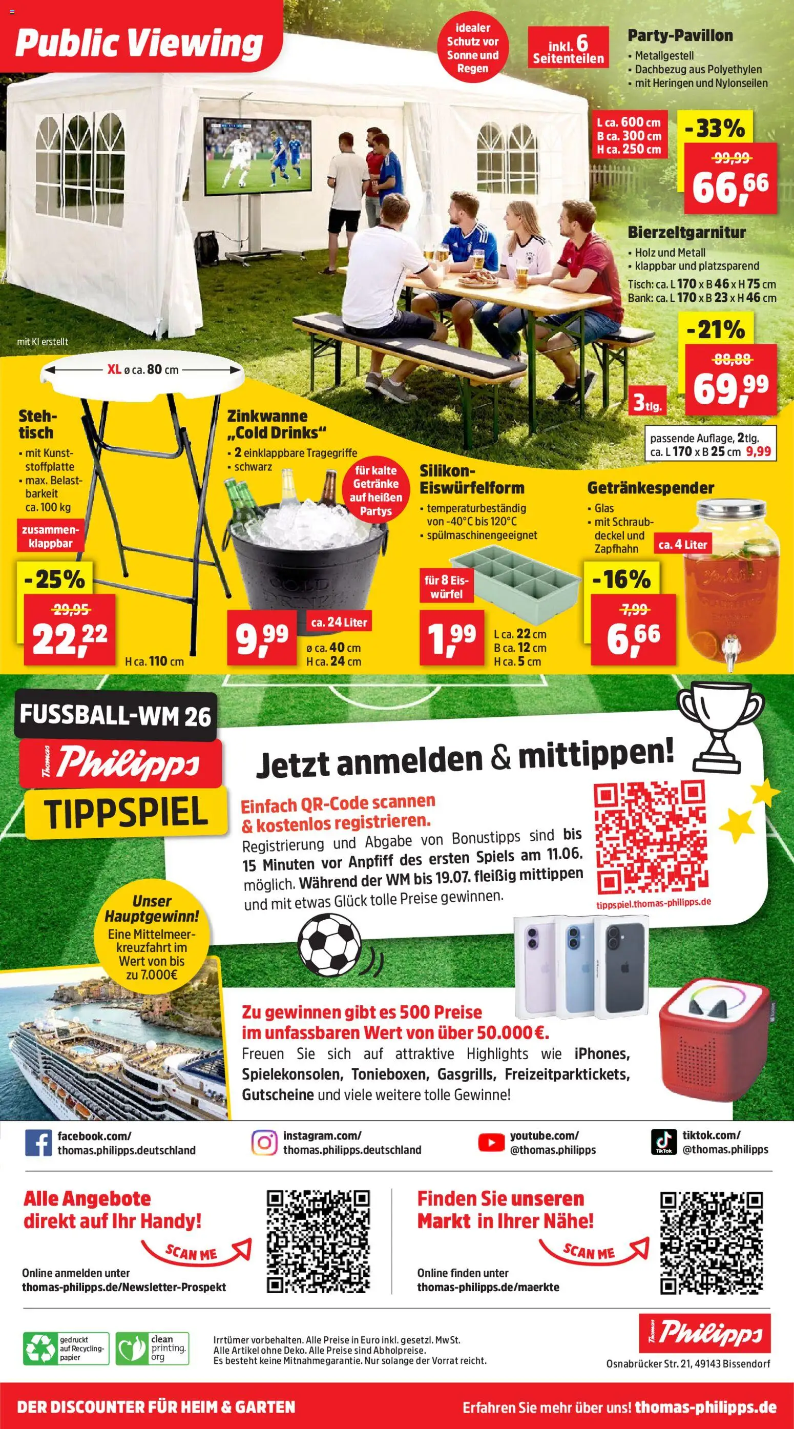 Thomas Philipps Prospekt | 01.06.2026 | Wie erhält man einen begrenzten Rabatt? | Deutschland