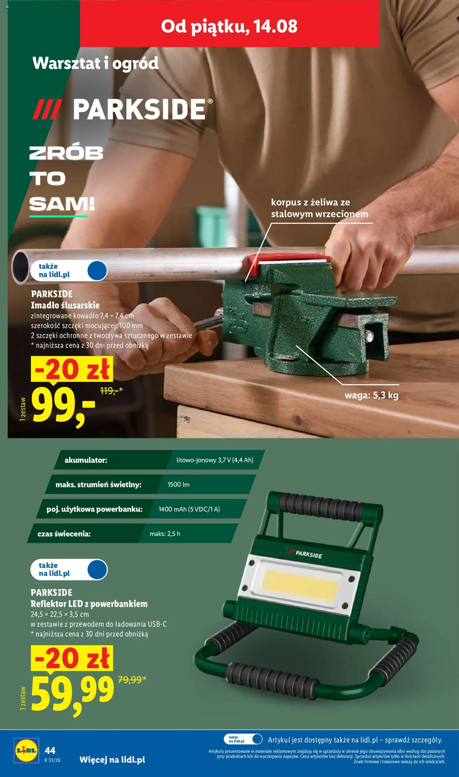 Lidl Katalog od 10.08.2026 | Strona: 54