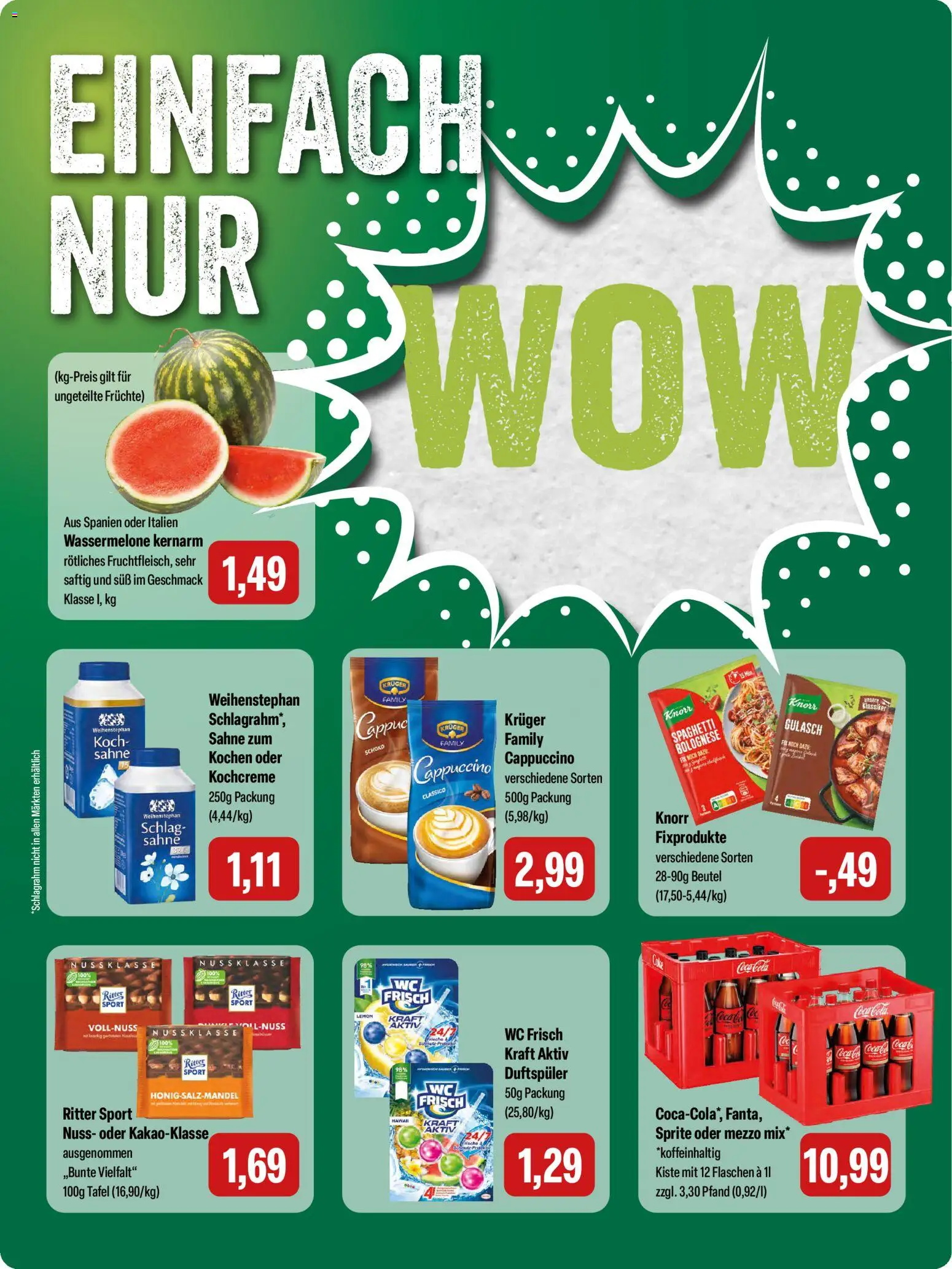 Feneberg Angebote – gültig ab 15.05.2026 | Seite: 8 | Produkte: Coca cola, Cola, Knorr, Sahne