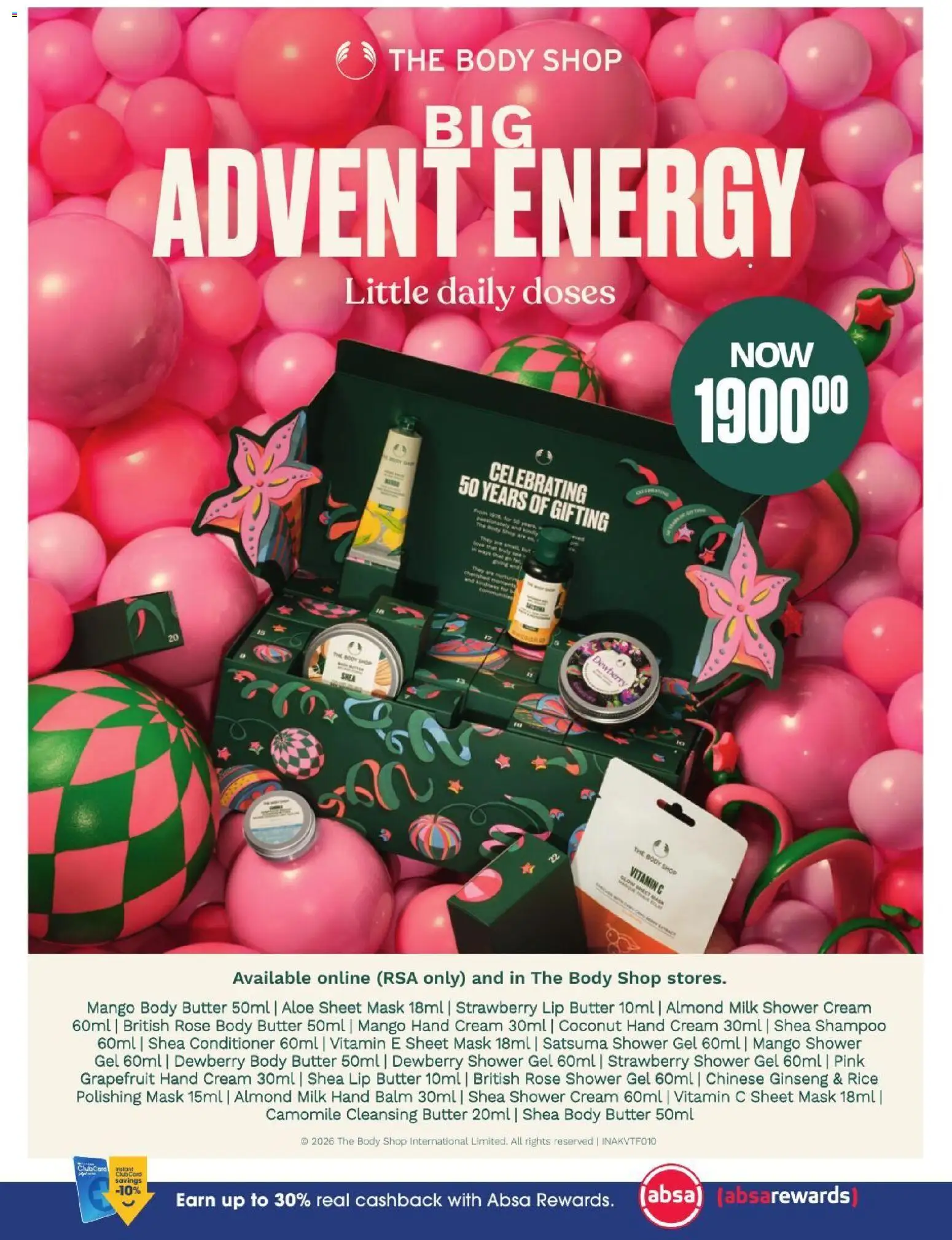 New Clicks catalogue – valid from 27/10/2026 | Page: 36 | Products: Body butter, Shower, Mask, Cream
