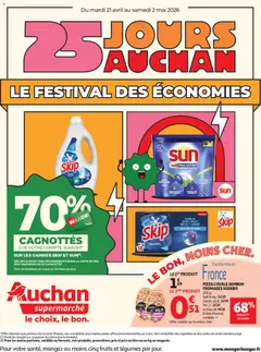 Auchan  25 jours supers  - Voorbeeld van een folder van Auchan, geldig van 21.04.2026