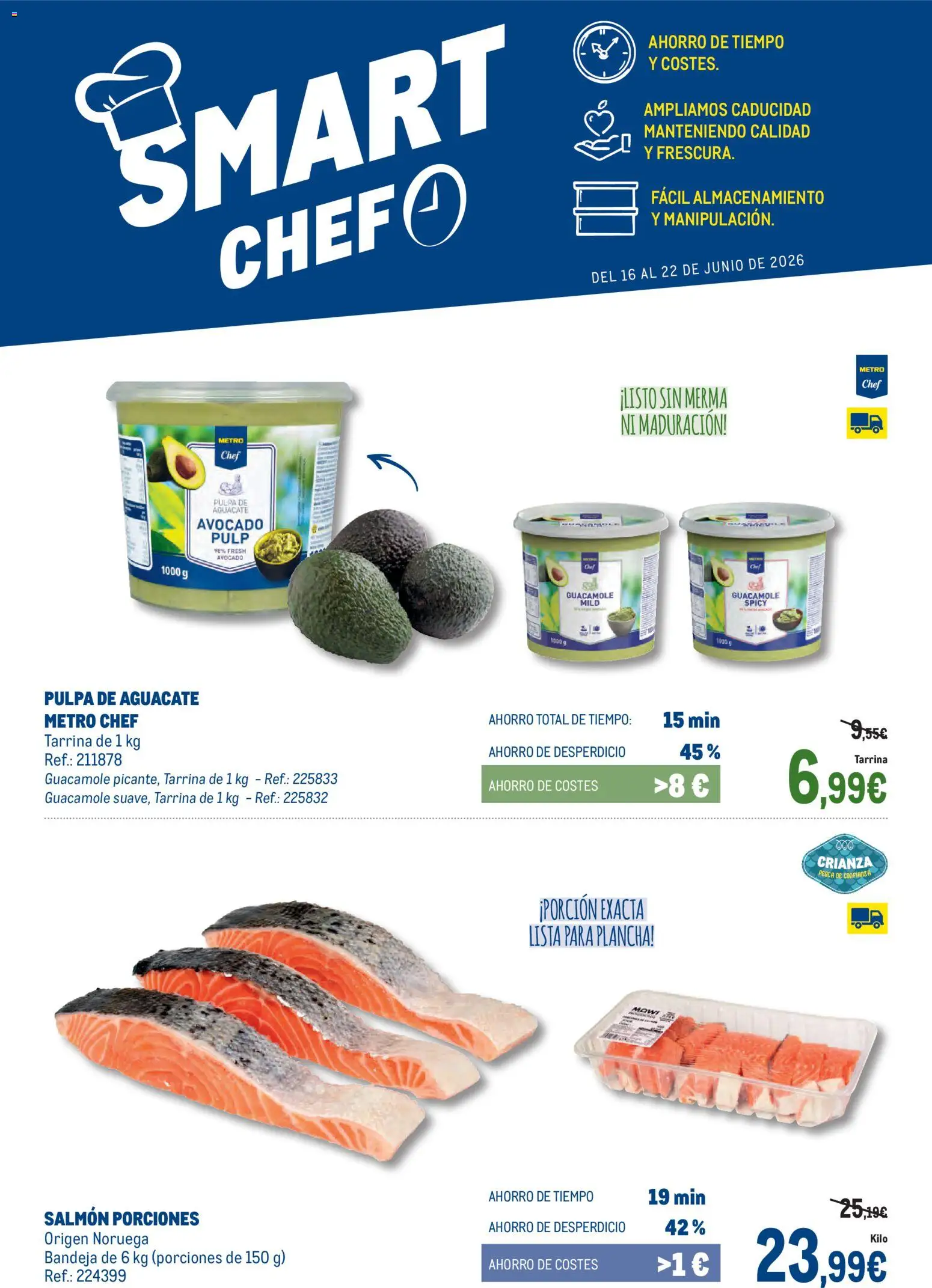 Makro Frescos Barajas - Elche │ válido desde el 16.06.2026 | Página: 5 | Productos: Guacamole, Plancha, Bandeja