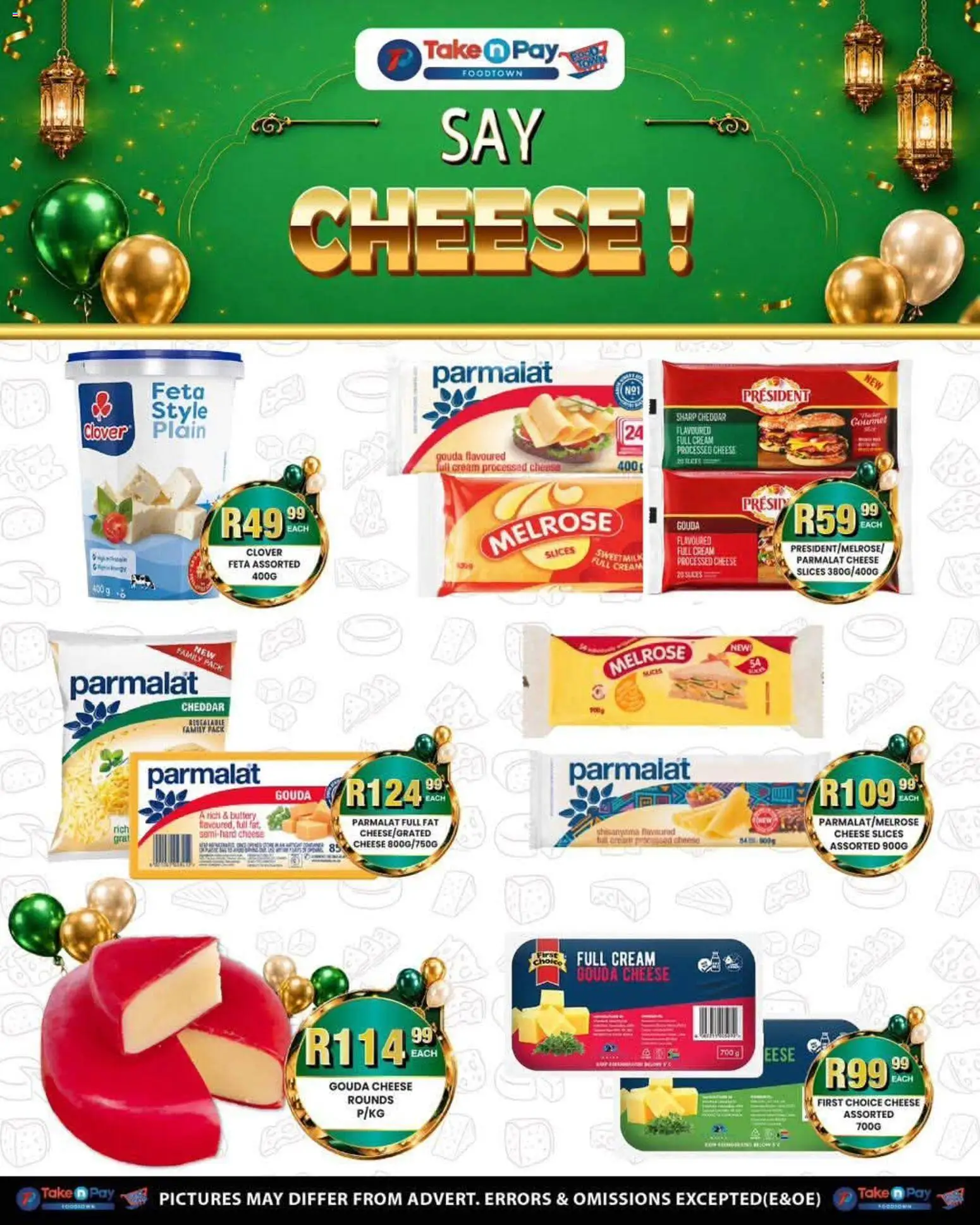 New Take n Pay catalogue – valid from 31/08/2026 | Page: 5 | Products: Cheese, Cheddar, Cream