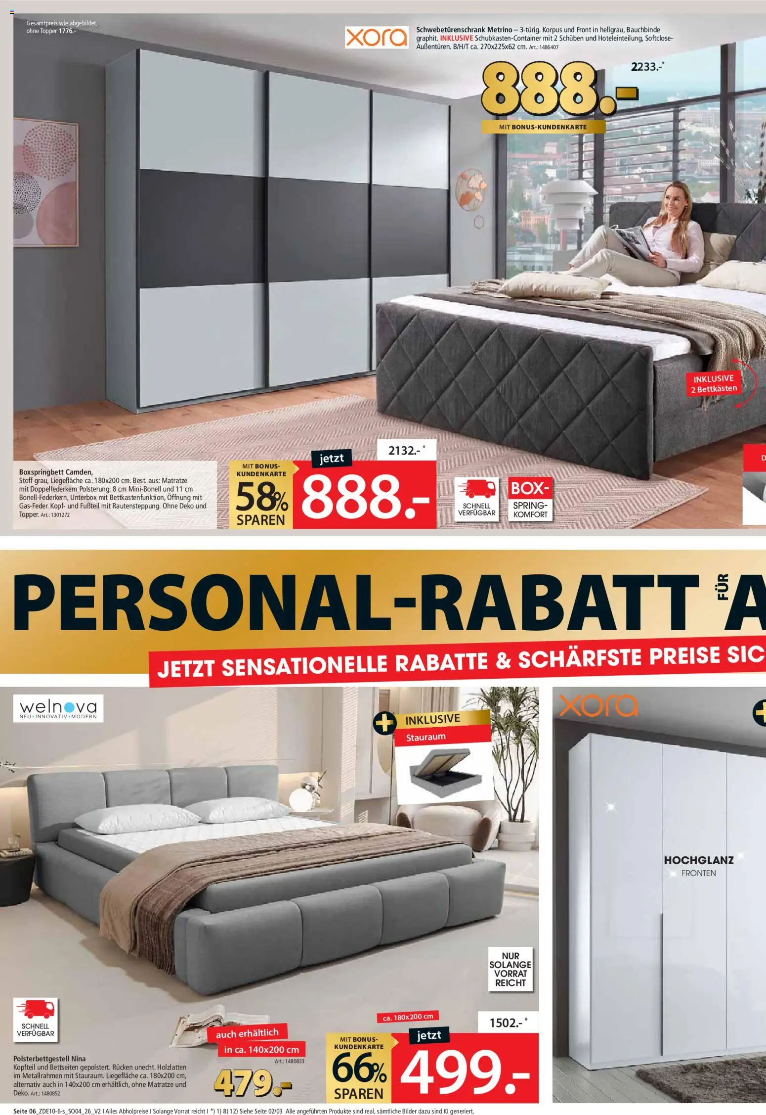 Zurbrüggen Prospekt – gültig ab 31.10.2026 | Seite: 8 | Produkte: Matratze, Boxspringbett, Topper, Box