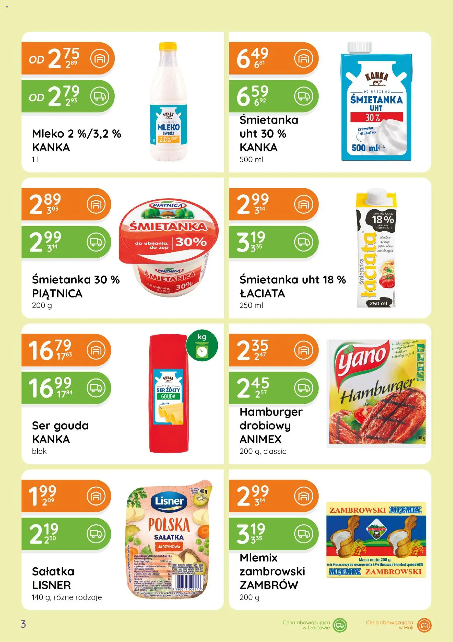 Eurocash gazetka - Ofensywa Spożywcza od 28.05.2026 | Strona: 3 | Produkty: Hamburger, Grill, Sałatka, Ser gouda
