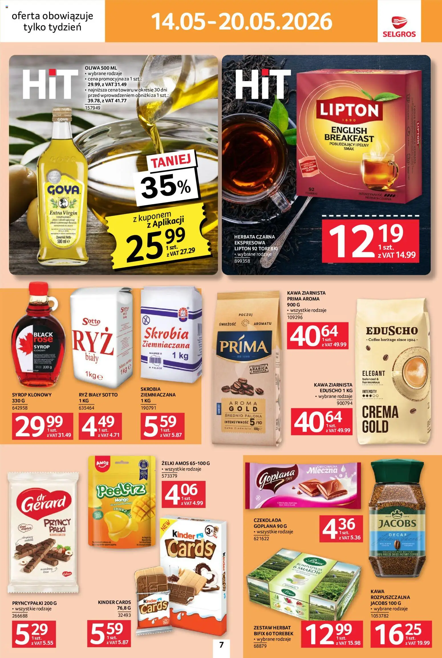 Selgros cash&carry gazetka - Jeszcze więcej super promocji od 14.05.2026 | Strona: 7