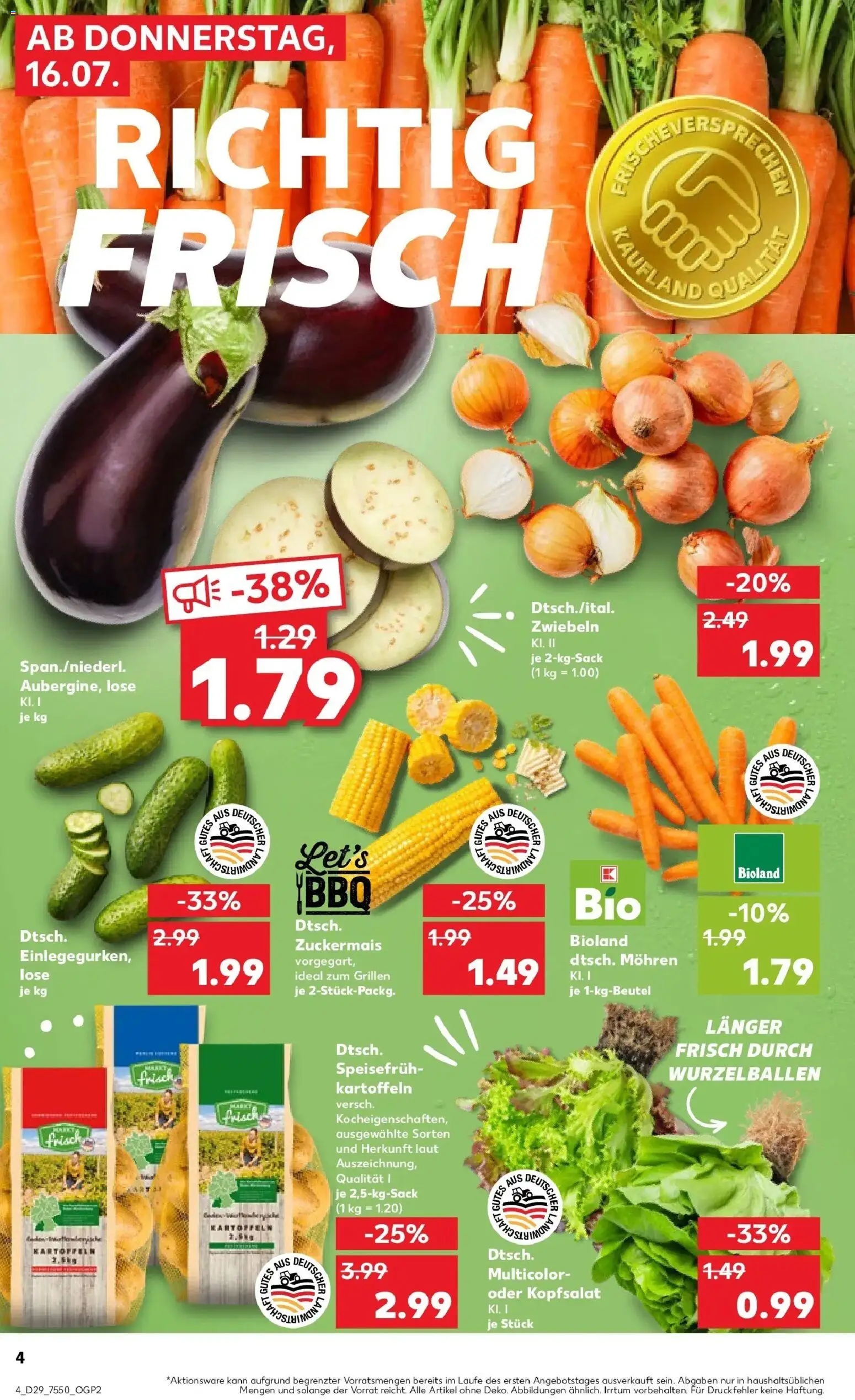 Kaufland Prospekt Frankfurt Am Main – gültig ab 13.07.2026 | Seite: 13 | Produkte: Mohren, Kartoffeln, Zwiebeln, Lutscher