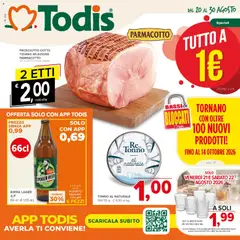 Anteprima del volantino Todis volantino Lazio valido a partire dal 20/08/2026
