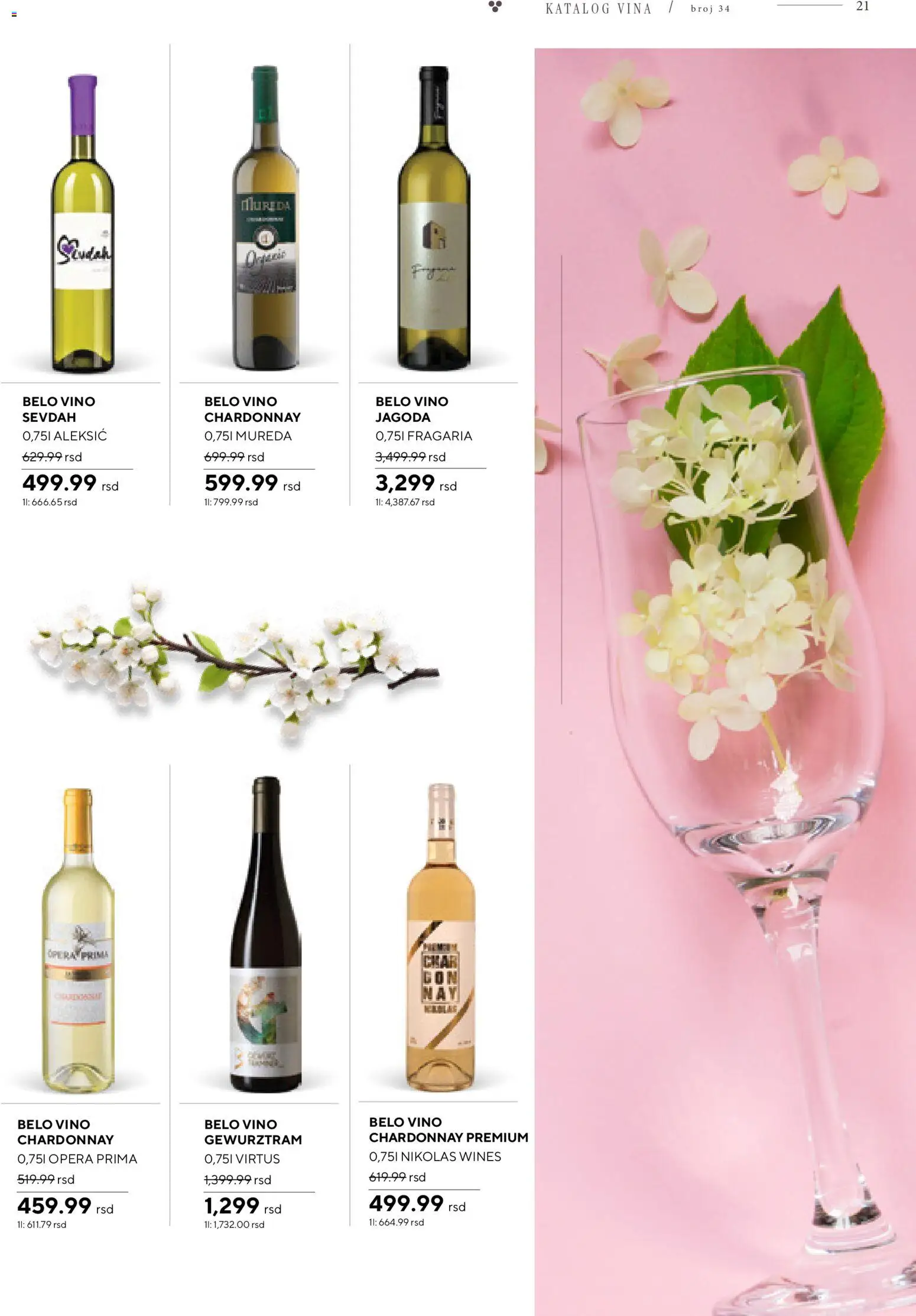 Roda katalog - važi od 09.04.2026 | Strana: 21 | Proizvode: Chardonnay, Jagoda, Belo vino, Vino