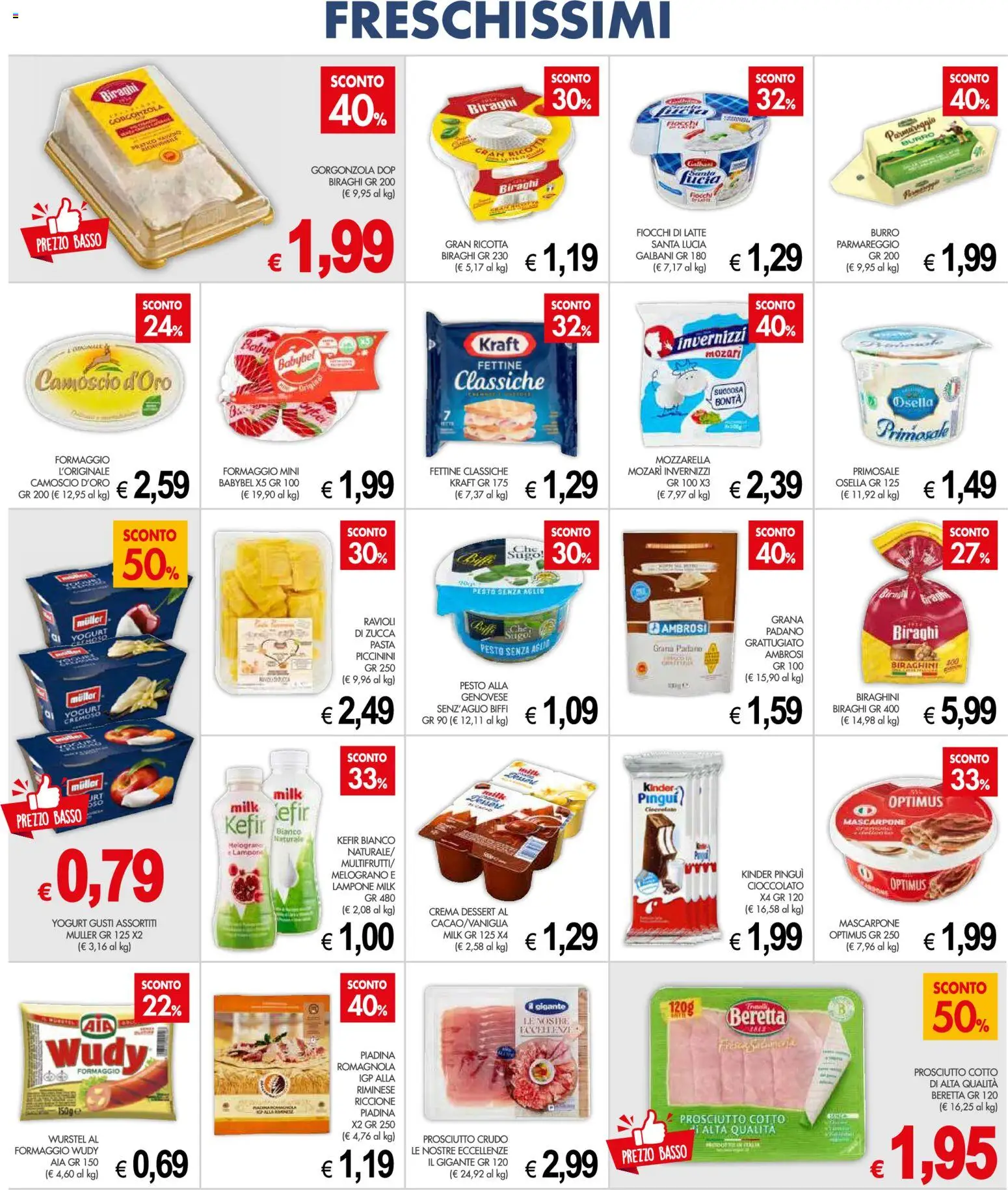 Volantino Presto Fresco del 13.04.2026 | Pagina: 5 | Prodotti: Zucca, Pesto, Lampone, Mascarpone