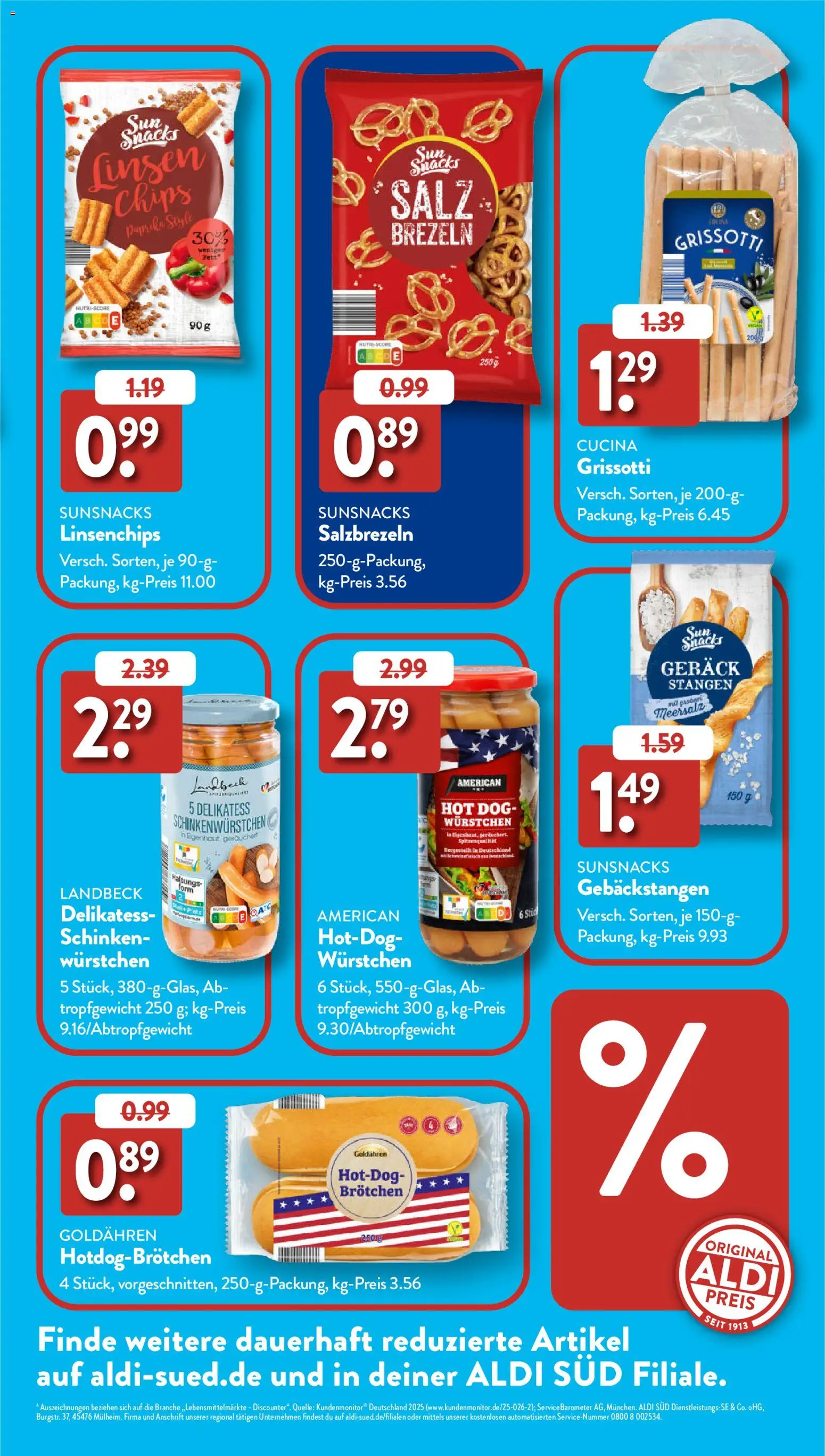 Aldi Süd Prospekt 	 – gültig ab 23.02.2026 | Seite: 30 | Produkte: Paprika, Salz, Schinken, Chips