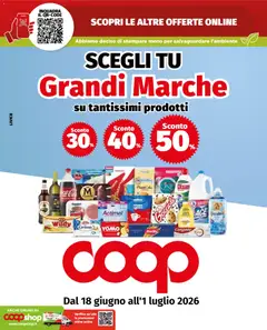 Anteprima del volantino COOP volantino Marche Genova valido a partire dal 18/06/2026