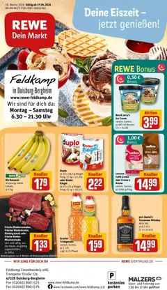 Rewe Prospekt Duisburg / Bergheim	 ab 27.04.2026 gültig