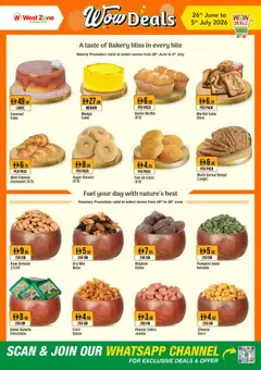 Preview of Westzone Supermarket catalogue wow deals valid from 26 Jun, 2026 | Page: 18 | Products: Vajcia, Saláma, Orangen, Mikrofon